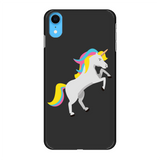 Grey unicorn phone case