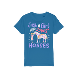 Just a girl... organic t-shirt