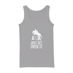 Showjumping horse and rider organic cotton jersey vest