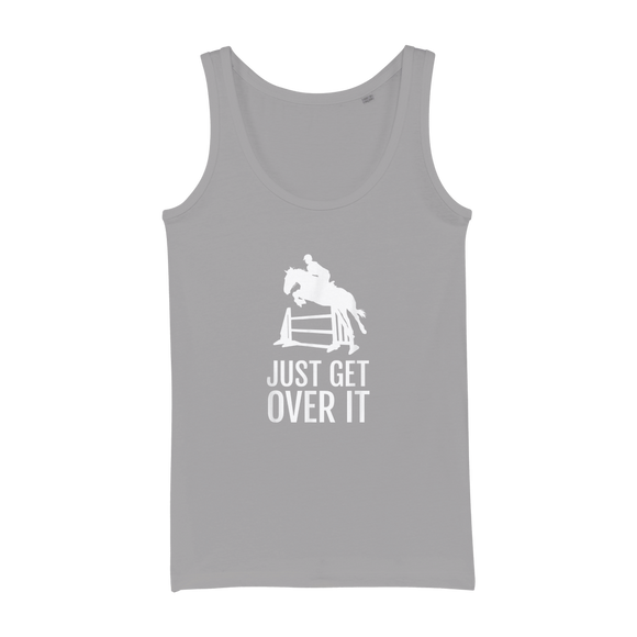 Showjumping horse and rider organic cotton jersey vest