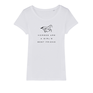 Best friend organic ladies t-shirt