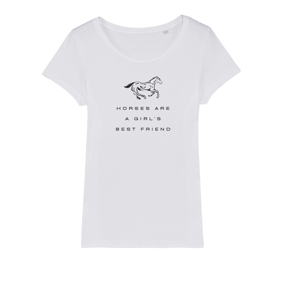 Best friend organic ladies t-shirt