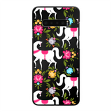 White horses phone case