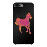 Pink horse phone case