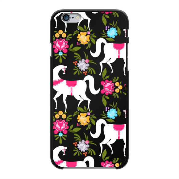 White horses phone case