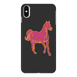 Pink horse phone case