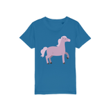 Lilac horse organic t-shirt