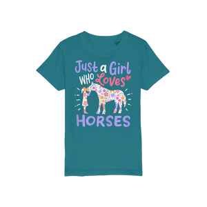 Just a girl... organic t-shirt