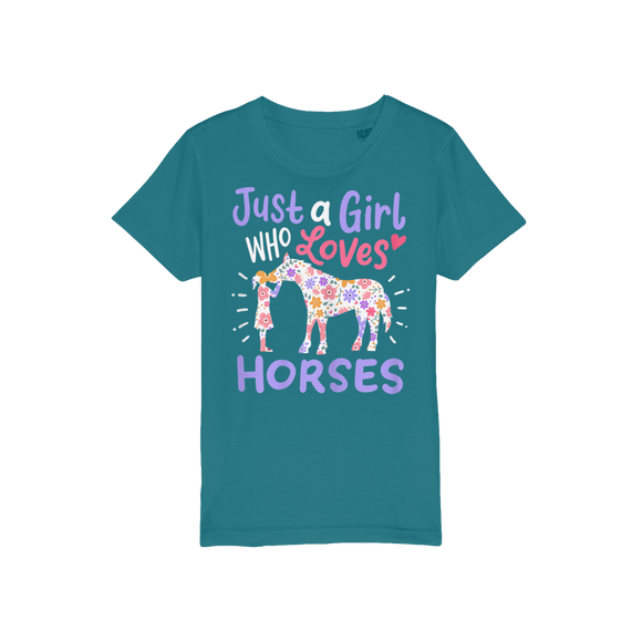 Just a girl... organic t-shirt