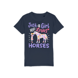 Just a girl... organic t-shirt