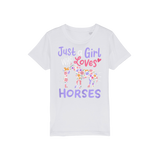 Just a girl... organic t-shirt