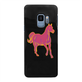 Pink horse phone case