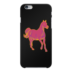 Pink horse phone case