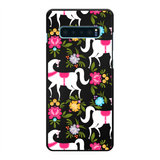 White horses phone case