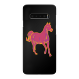 Pink horse phone case