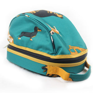 Dogs print hat bag