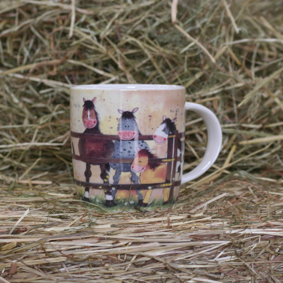 Happy ponies mug