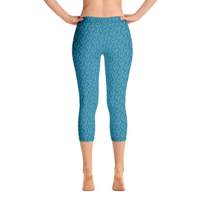 Horse head capri leggings