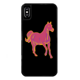 Pink horse phone case