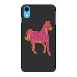 Pink horse phone case