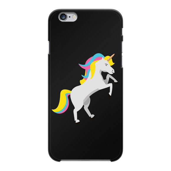 Grey unicorn phone case