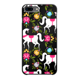 White horses phone case