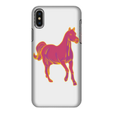 Pink horse tough phone case for iPhone