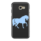 Light blue horse phone case