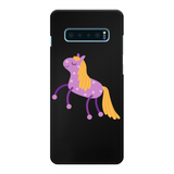 Purple spotty pony phone case